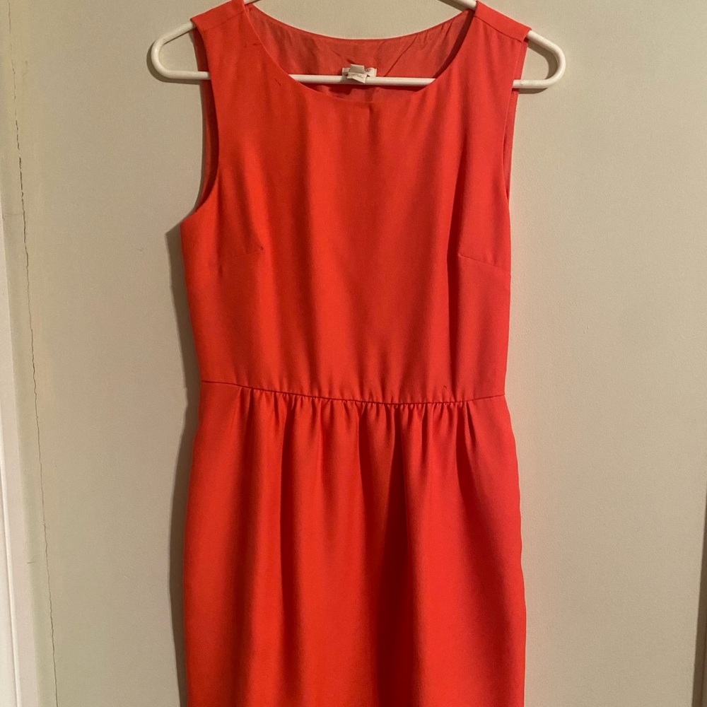J. Crew salmon summer dress